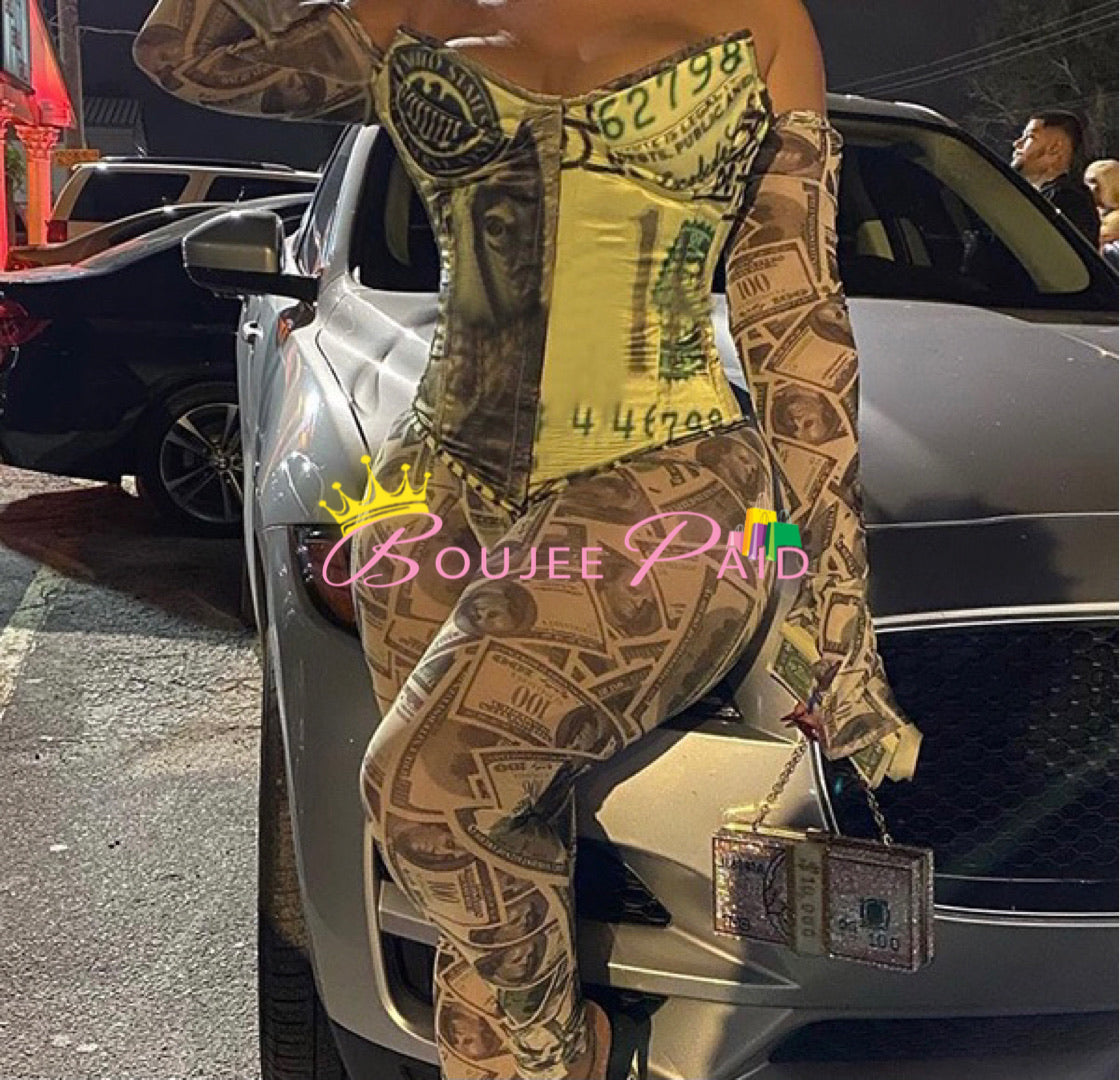 Padded Money Corset  BoujeePaid