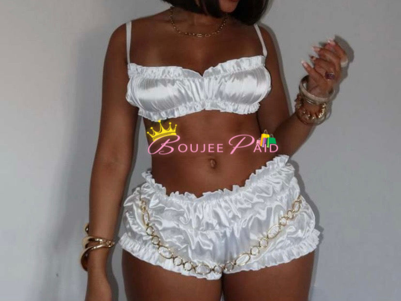 Ruffle Short Set