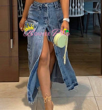 Load image into Gallery viewer, Pocket Jean Skirt
