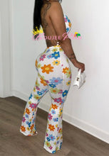Load image into Gallery viewer, Halter Flower Jumpsuit
