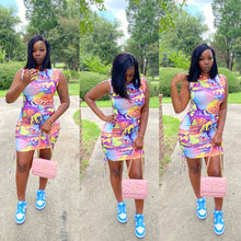 Load image into Gallery viewer, Butterfly Shirt Dress
