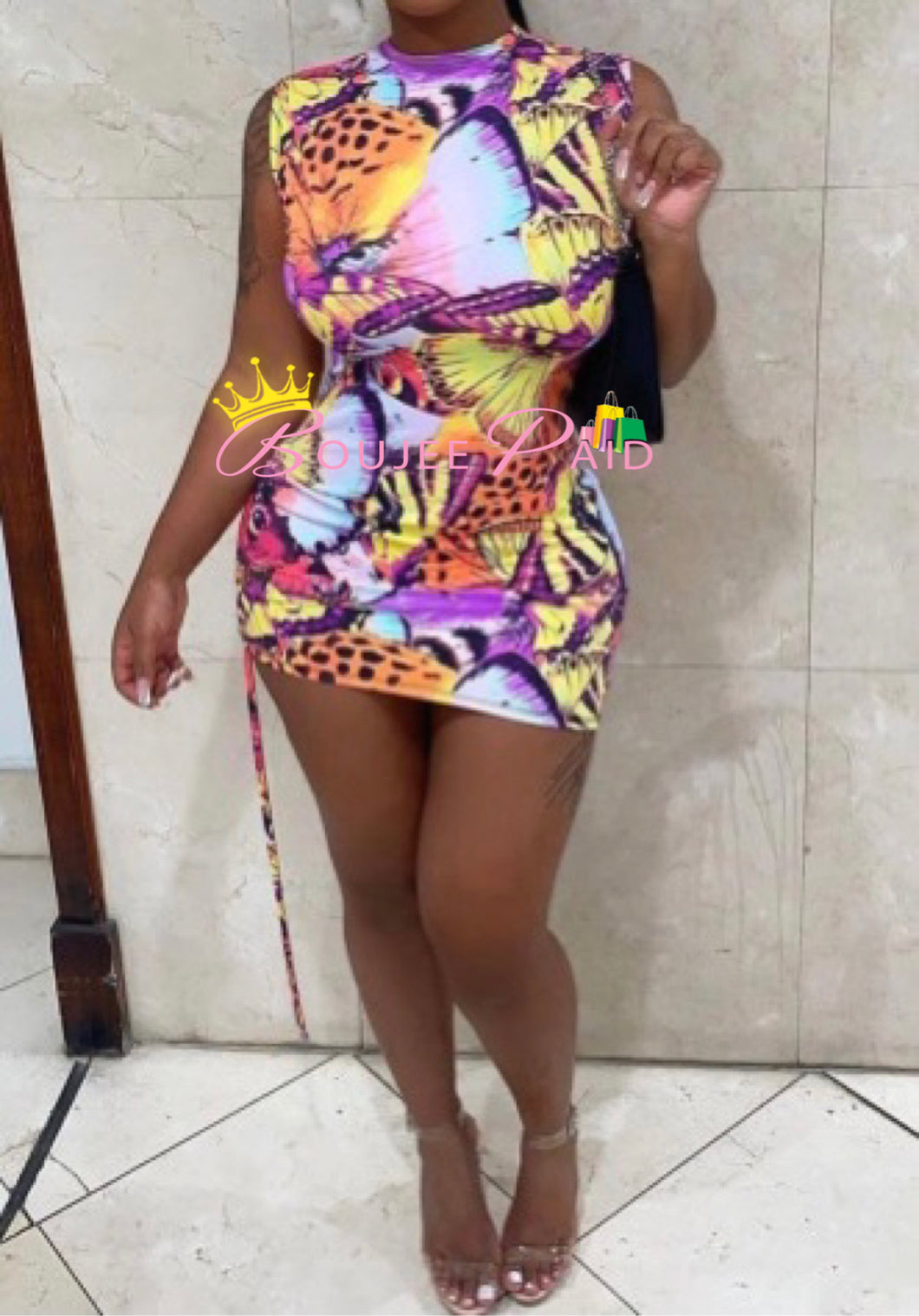 Butterfly Shirt Dress