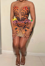 Load image into Gallery viewer, Leopard Mesh Dress
