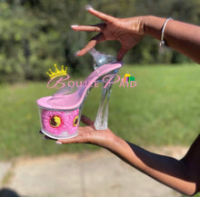 Load image into Gallery viewer, Flower Stack Heels
